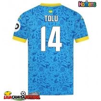 Camisa de Futebol Wolves Tolu Arokodare #14 Equipamento Alternativo 2025-26 Manga Curta